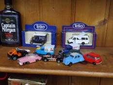 Collection of model cars