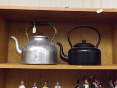 Two vintage kettles