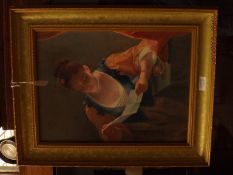 Painting of a lady