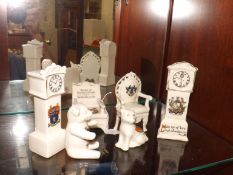 Collection of crested ware