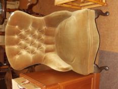 19 century style button chair