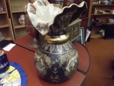 Large Satsuma style vase