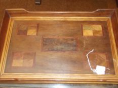 Inlaid serving tray