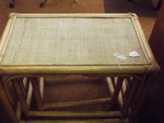 Bamboo nest of tables