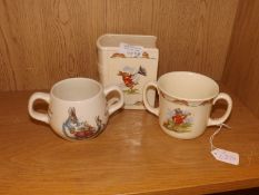 Wedgewood Beatrix potter 3 pieces