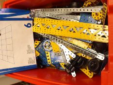 Large quantity of Meccano, to include assembly ins