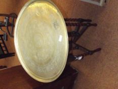 Brass top table