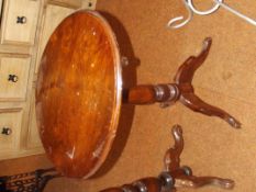 Georgian oak side table