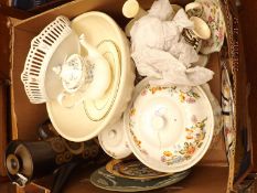 Assorted ceramics to include Aynsley tureens, Wedg