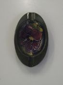 Moorcroft Green Anemone oval dish