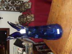 Very heavy Morano glass vase