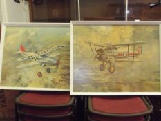 2 aviation prints