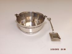 An Edwardian novelty, silver plated salt in the fo