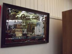 Large Coca-Cola mirror