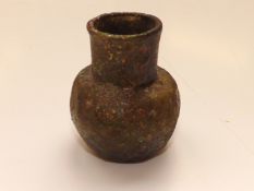 Possibly 3rd century roman glass bottle