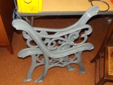 Garden bench ends