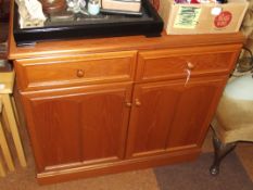 Two door two drawer cupboard