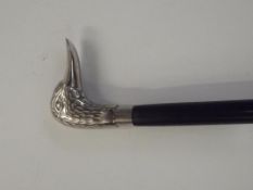Walking stick with duck's head