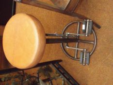 Bar stool with chain and pedal