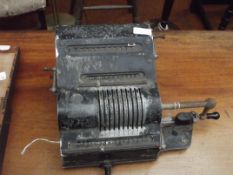 Vintage calculating machine