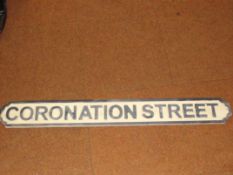 Coronation Street sign