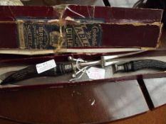 Carving set with antler handles