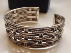 925 silver bracelet, woven form