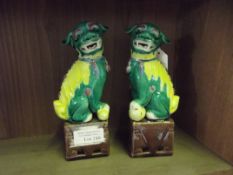 Pair of Foo/Fu dogs