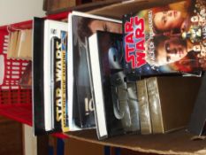 Large collection of Star Wars books, annuals and V