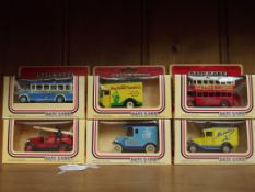 Collection of six Days Gone model vans