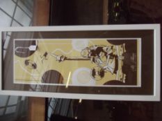Contemporary framed print, limited edition 32/95 '