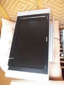 Philips flat screen television together with two D
