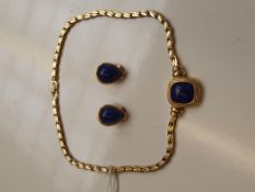 Cased vintage Christian Dior gold plated necklace