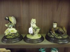 Three Country artist figures