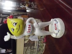 Cast iron Esso Woman money box