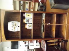 Large pine bookshelf