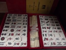 Cased Mahjong set