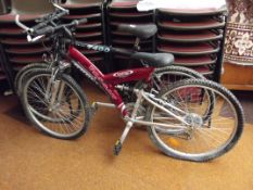 Apollo mountain bike together with a Passat Tiger
