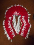Decorative Native American style war bonnet