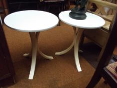 Pair of contemporary side tables