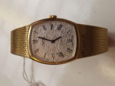 Montine Incabloc gold plated wristwatch