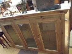 Pine glazed sideboard top