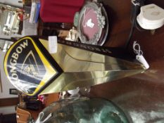 Strongbow bar lamp