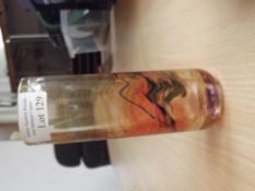 Gozo art glass Glam vase, signed Gozo Glam