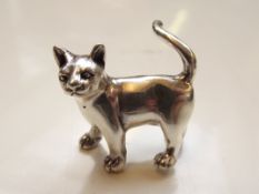 925 silver miniature in the form of a cat