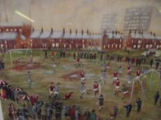 Limited Edition Bernard McMullen print 'Football G