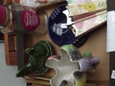 Assorted ceramics to include an Arthur Wood's art