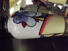 Lorna Bailey vase in the Lakeside pattern