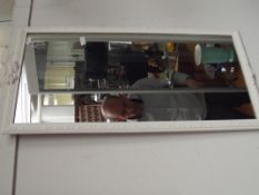 Framed wall mirror