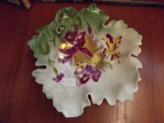 Early 20th century shaped dish